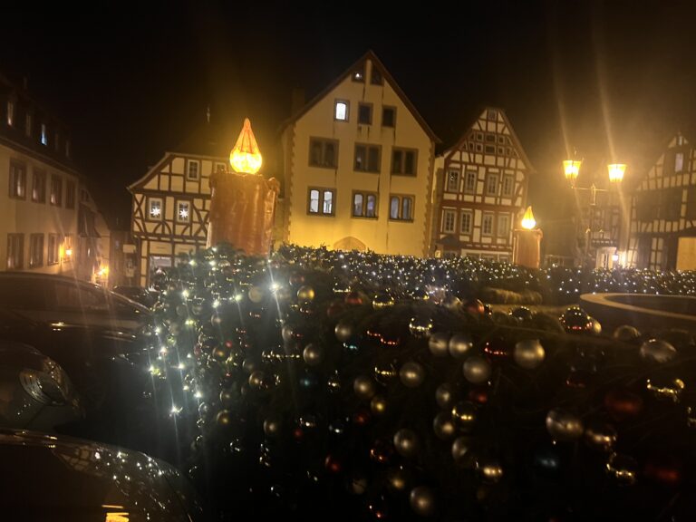 Stand vom OGV auf dem Gelnhäuser Weihnachtsmarkt